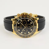 Rolex Daytona 40mm Yellow Gold 116518LN Black Diamond Dial Aug 2020 - View 3