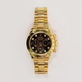 Rolex Daytona 40mm Yellow Gold 116528 Black Diamond Dial Apr 2007 - View 1