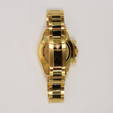 Rolex Daytona 40mm Yellow Gold 116528 Black Diamond Dial Apr 2007 - View 8