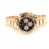 Rolex Daytona 40mm Yellow Gold 126505 Black Dial Apr 2025 - View 3