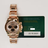 Rolex Daytona 40mm Yellow Gold 126505 Sundust Dial Oct 2023 - View 2