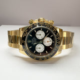 Rolex Daytona 40mm Yellow Gold 126528LN Black Dial Apr 2026 - View 3
