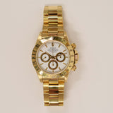 Rolex Daytona 40mm Yellow Gold 16528 White Dial Jan 2001 - View 1