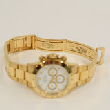 Rolex Daytona 40mm Yellow Gold 16528 White Dial Jan 2001 - View 7