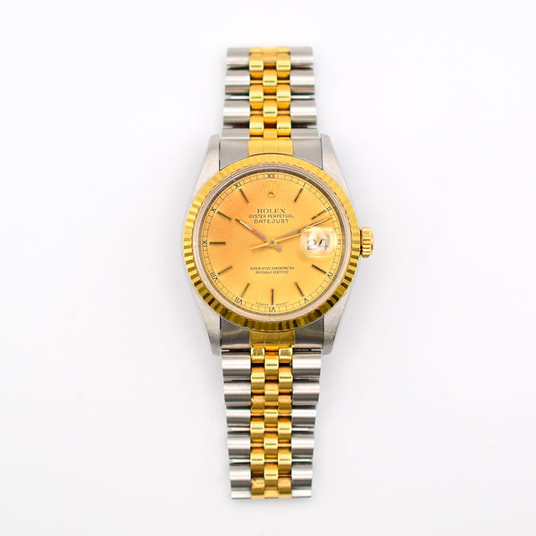 Rolex Detajust 16233 Champagne Dial
