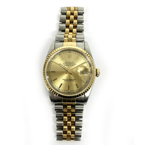 Rolex Detajust 16233 Champagne Dial Sep 2000