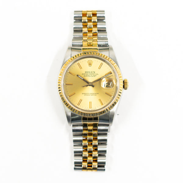 Rolex Detajust 16233 Champane Dial