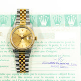 Rolex Detajust 16233 Champane Dial