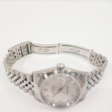 Rolex Detajust 16234G Silver Diamond Dial Jul 2001