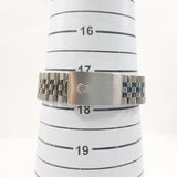 Rolex Detajust 16234G Silver Diamond Dial Jul 2001