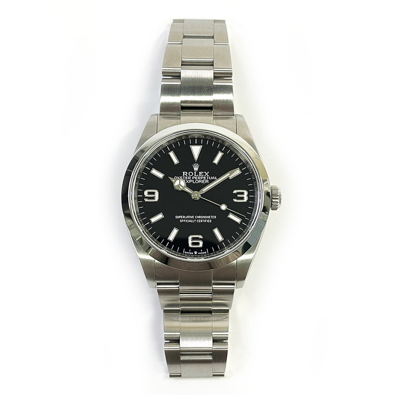 Rolex Explorer 124270 Black Dial Oct 2023