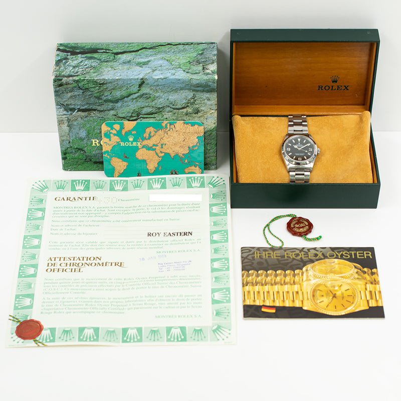 Rolex Explorer 14270 Black Dial Jan 1999