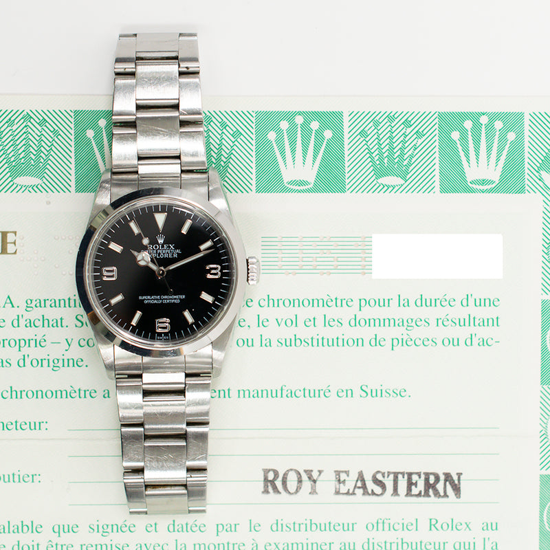 Rolex Explorer 14270 Black Dial Jan 1999