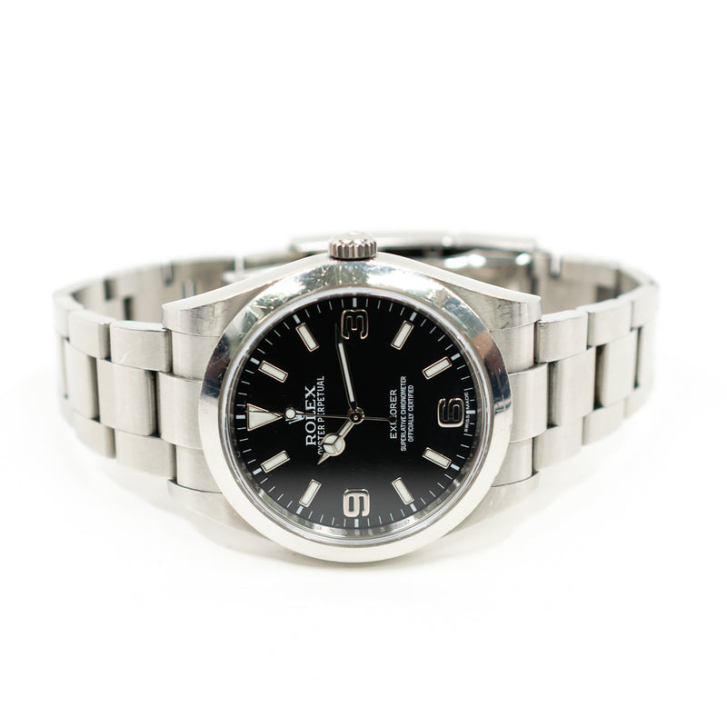 Rolex Explorer 214270 Black Dial Apr 2014