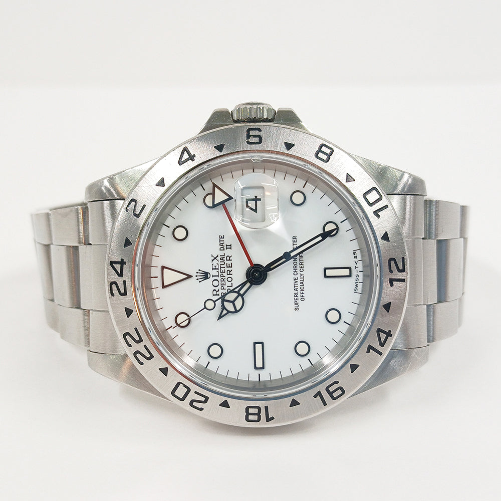 來夢ページ Rolex Explorer II 16570 White Dial – CHRONONATION