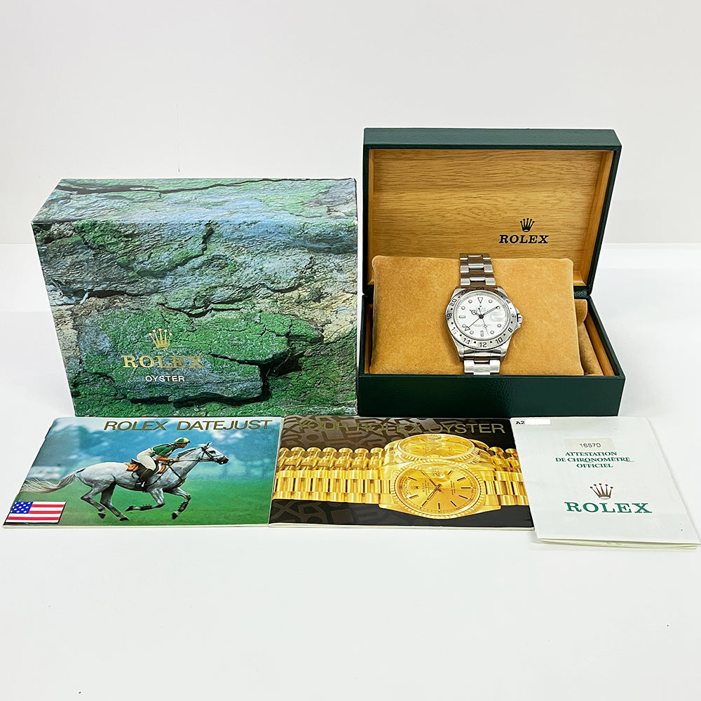 Rolex Explorer II 16570 White Dial Sep 1999