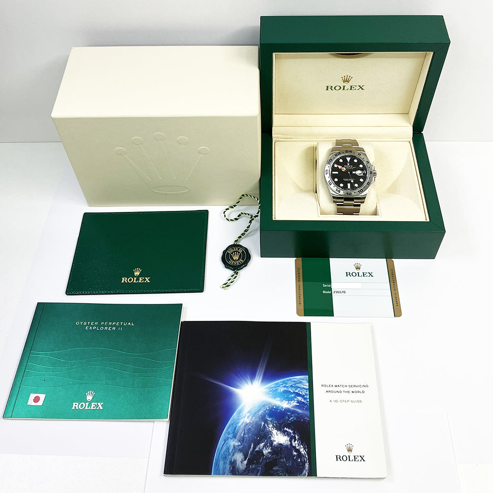 Rolex Explorer II 216570 Black Dial Dec 2015 – CHRONONATION