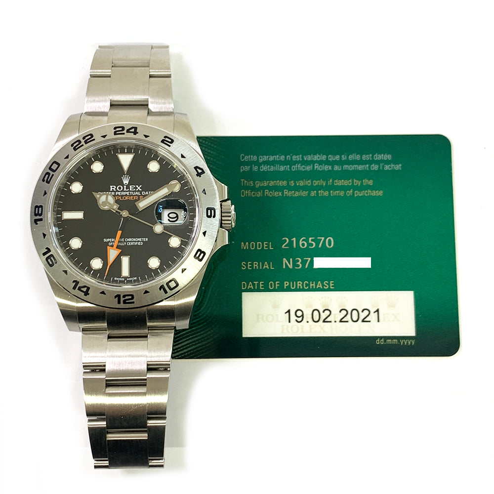 Rolex 216570 explorer ii store