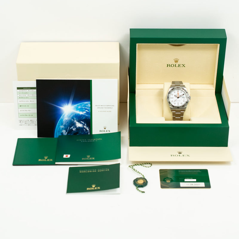 Rolex Explorer II 226570 White Dial Aug 2021