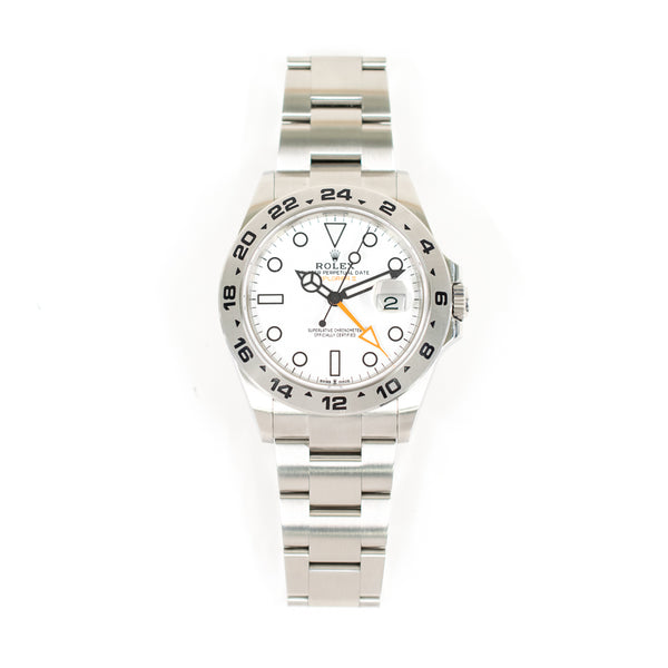 Rolex Explorer II 226570 White Dial Jan 2022 – CHRONONATION