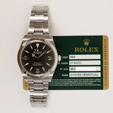 Rolex Explorer I 214270 Black Dial Sep 2014 - View 2