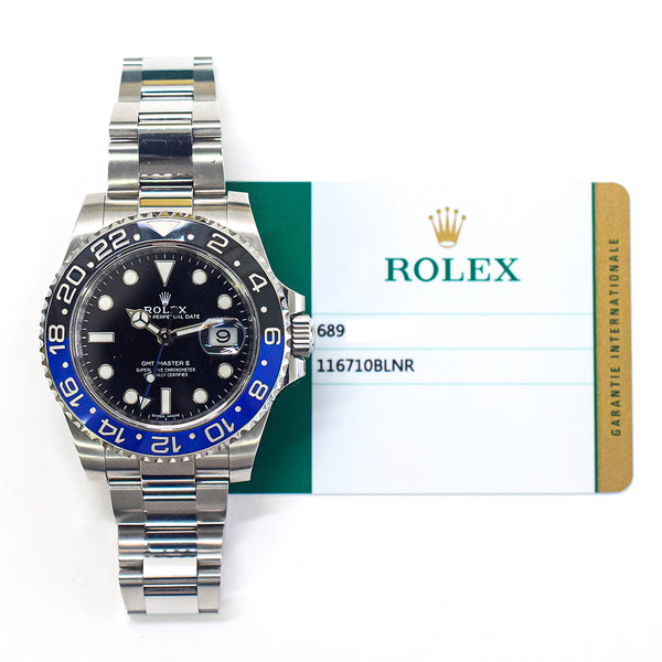 Rolex GMT-Master II 116710BLNR Black Dial Sep 2016