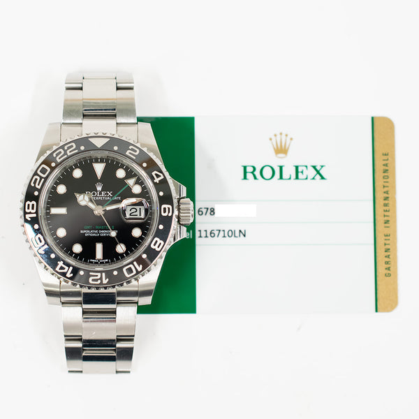 Rolex GMT-Master II 116710LN Black Dial