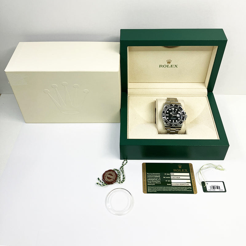 Rolex GMT-Master II 116710LN Black Dial Apr 2012