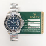 Rolex GMT-Master II 116710LN Black Dial Oct 2009