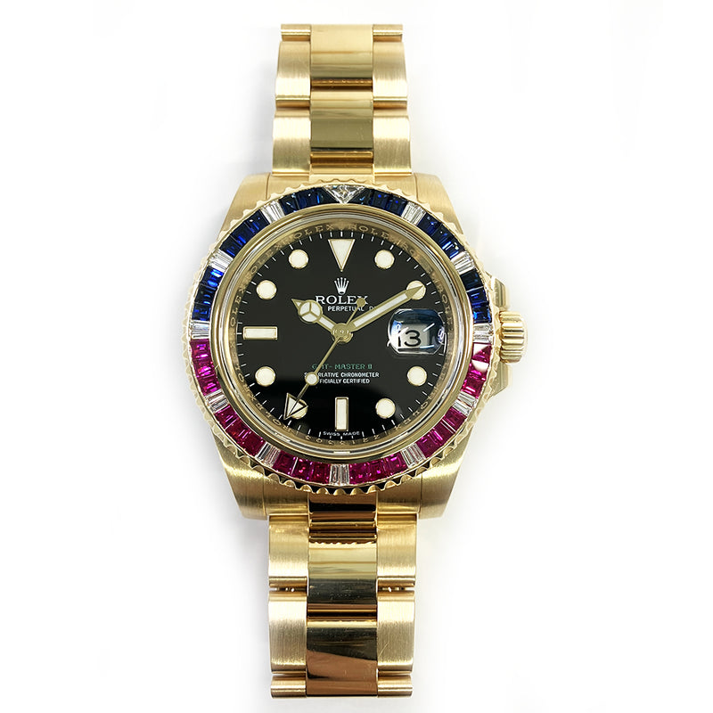 Rolex GMT-Master II 116748SARU Black Dial Jun 2012