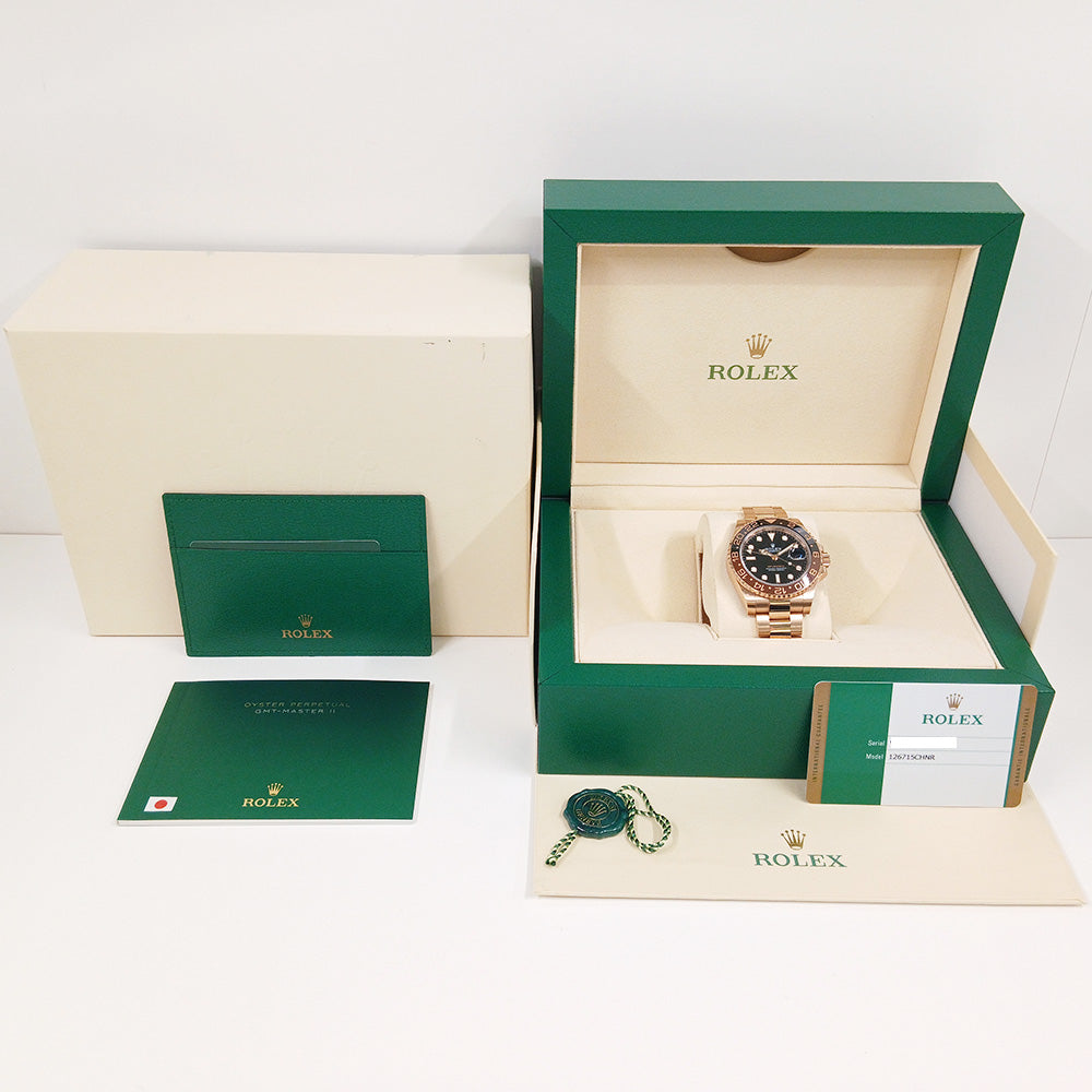 Rolex GMT-Master II 126715CHNR Root Beer Dial Dec 2018 – CHRONONATION