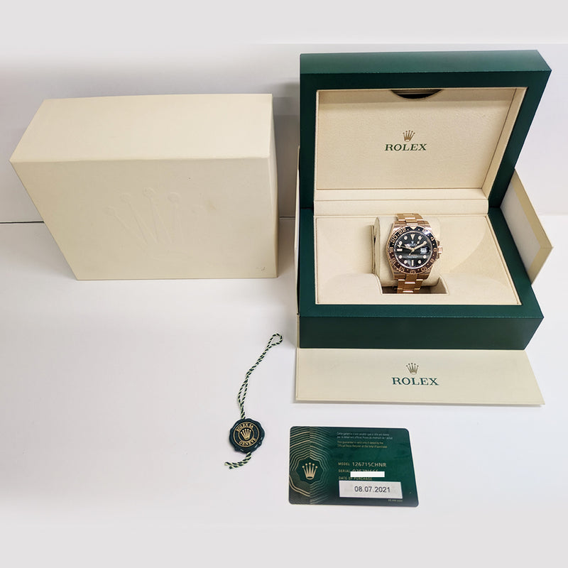 Rolex GMT-Master II 126715CHNR Root Beer Dial Jul 2021