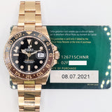 Rolex GMT-Master II 126715CHNR Root Beer Dial Jul 2021