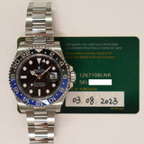 Rolex GMT-Master II "Batman" 126710BLNR Batman Dial Aug 2023 - View 2