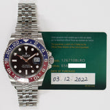 Rolex GMT-Master II "Pepsi" 126710BLRO Pepsi Dial Dec 2022 - View 2