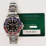 Rolex GMT-Master II "Pepsi" 126710BLRO Pepsi Dial May 2021 - View 2