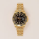 Rolex GMT-Master II Yellow Gold 126718GRNR Black Dial Sep 2025 - View 1