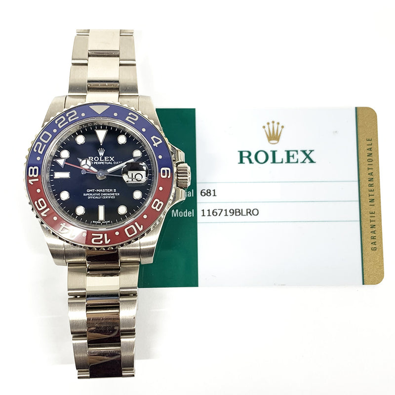 Rolex GMT Master II 116719BLRO Pepsi Dial Jan 2018