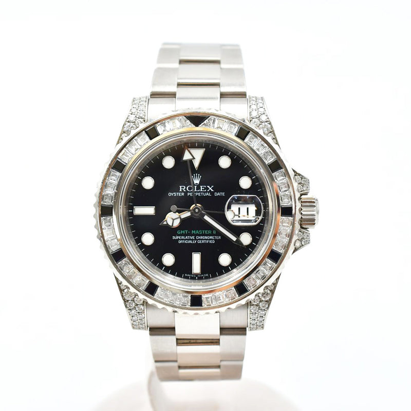 Rolex GMT Master II 116759SANR Black Dial 