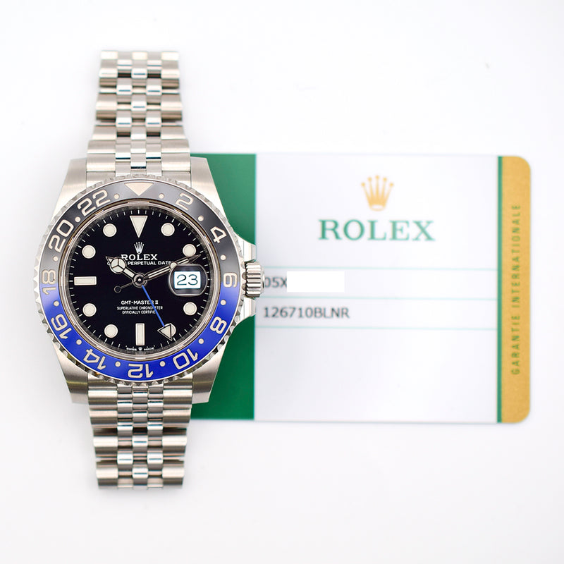 Rolex Gmt-Master 126710BLNR Batman Dial Aug 2019