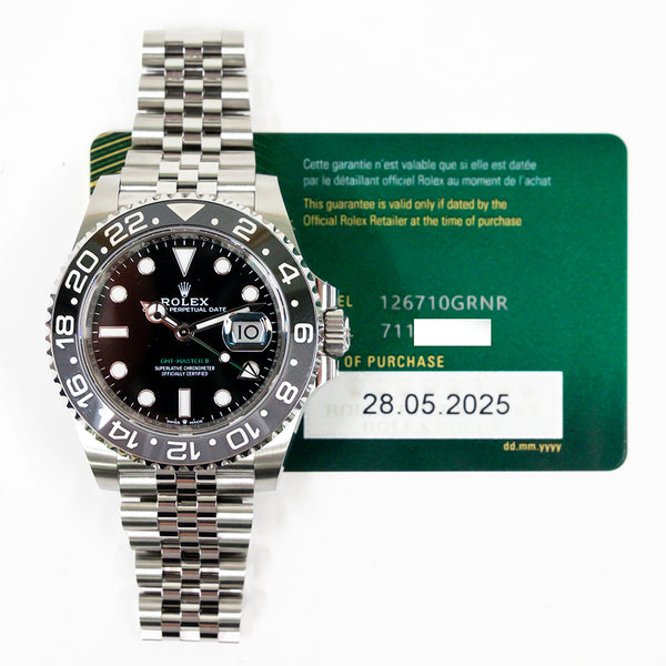 Rolex Gmt-Master 126710GRNR Bruce Wayne Dial May 2025