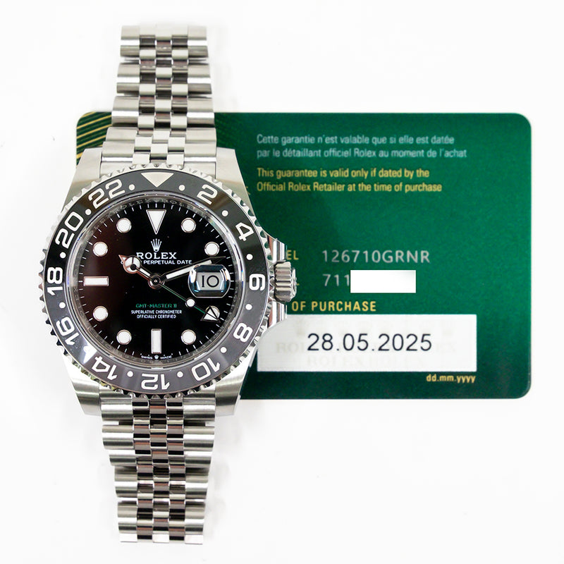Rolex Gmt-Master 126710GRNR Bruce Wayne Dial May 2025