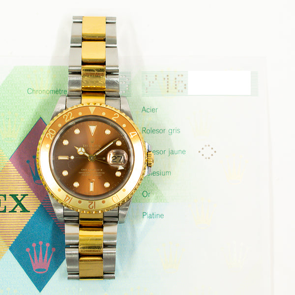 Rolex Gmt-Master 16713 Brown Dial