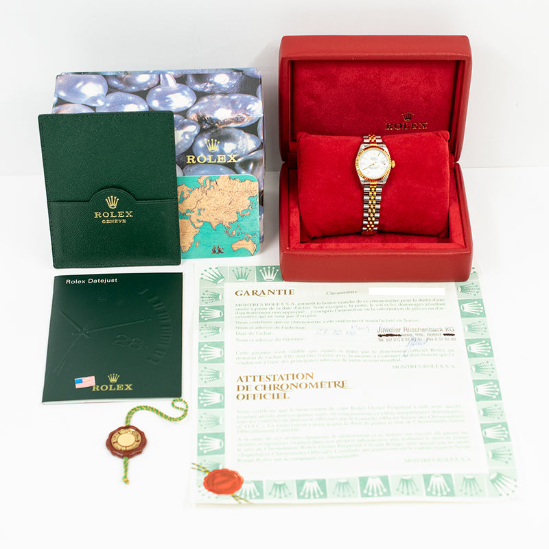 Rolex Lady-Datejust 79173 White Dial Oct 2000