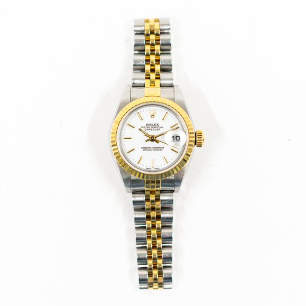 Rolex Lady-Datejust 79173 White Dial Oct 2000