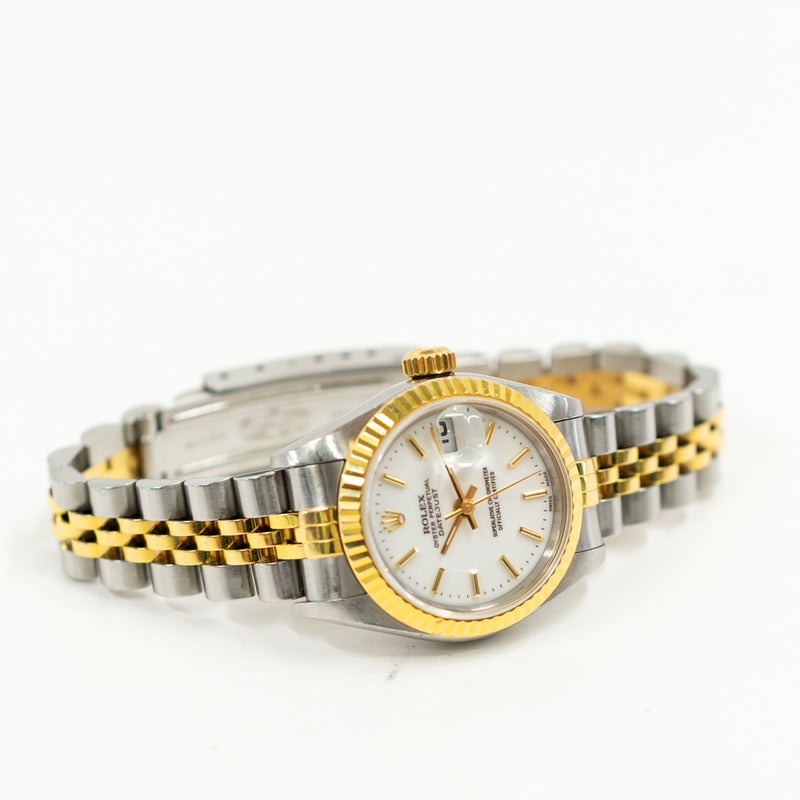 Rolex Lady-Datejust 79173 White Dial Oct 2000