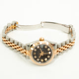Rolex Lady Datejust 179171G Black Diamond Dial Oct 2005