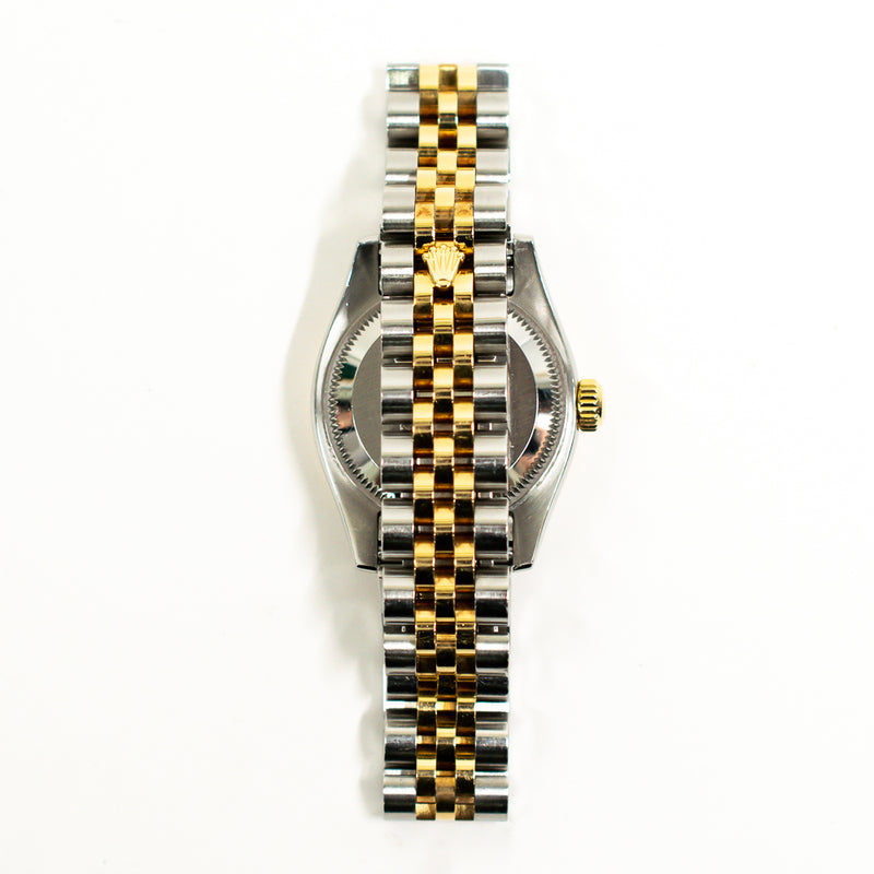Rolex Lady Datejust 179173G Black Diamond Dial Oct 2009
