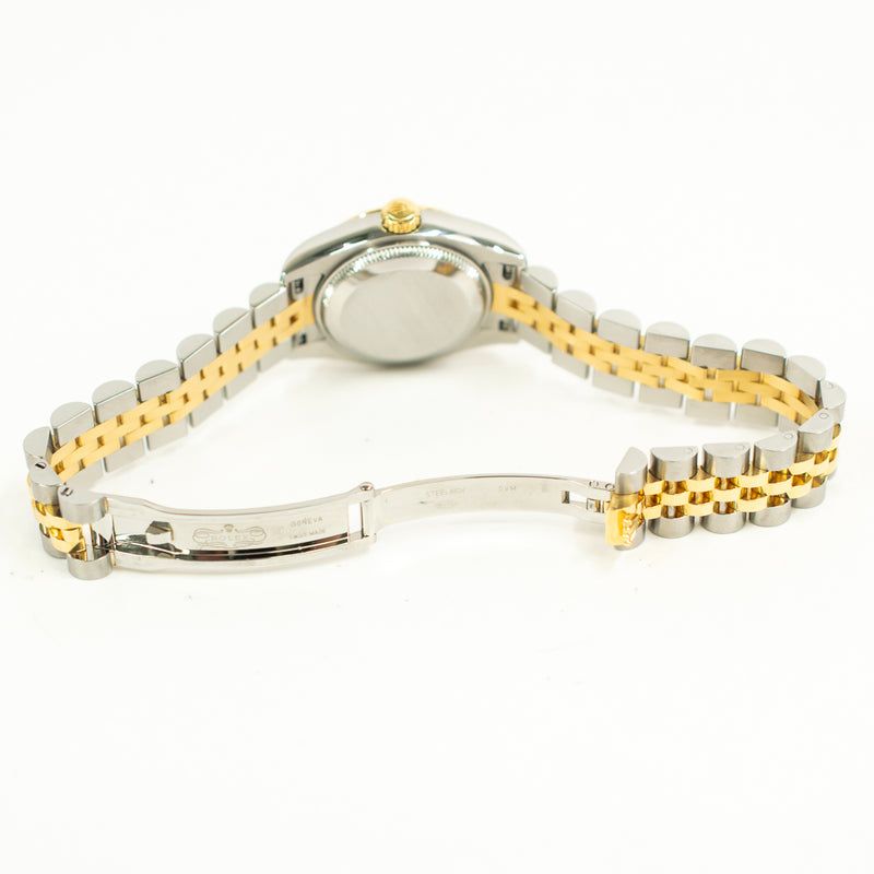 Rolex Lady Datejust 179173G White MOP Emeralds Dial Jun 2020