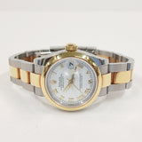 Rolex Lady Datejust 26mm 179163 White Roman Dial